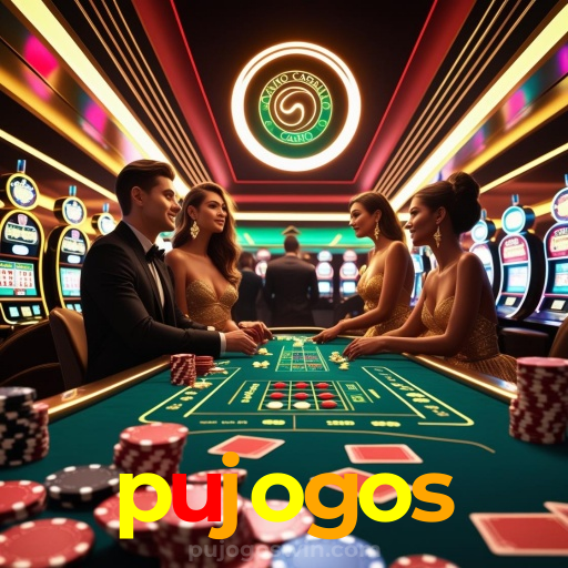 pujogos：Ganhe com poker, blackjack e apostas em futebol no cassino online!