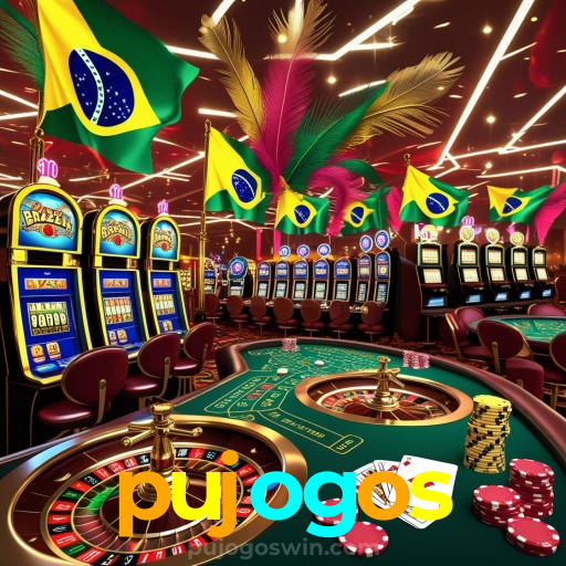 pujogos：Jogue poker, aposte no futebol e ganhe em grandes jogos de cassino!